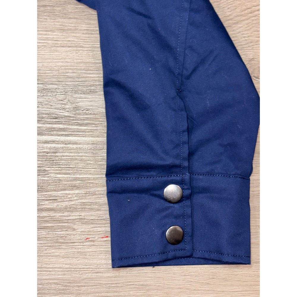 A New Day Womens Navy Blue Cinched Waist Anorak Jacket Coat Small NWT - Picture 5 of 7